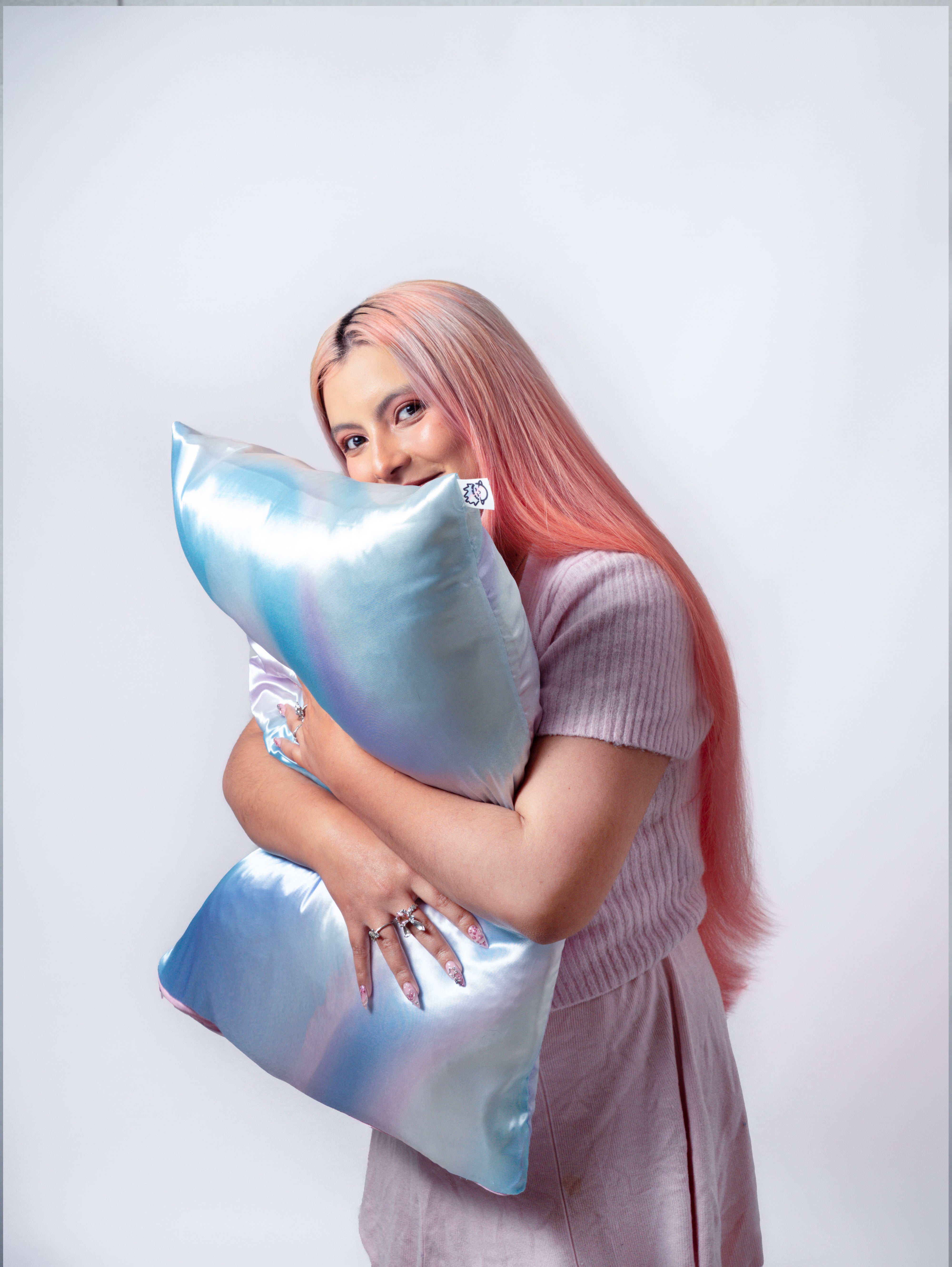 Funda de almohada de satin KPKCOLORS estándar