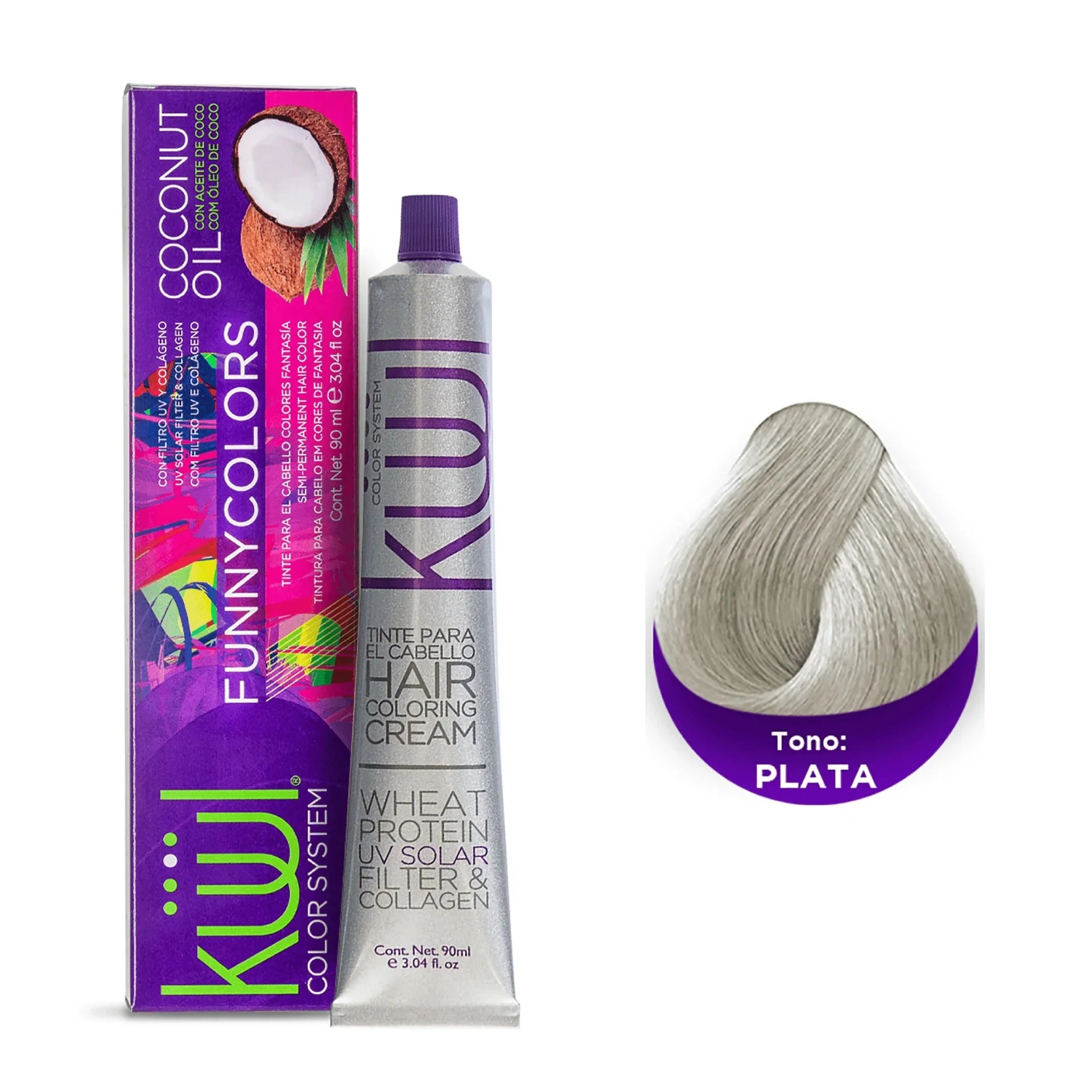 TINTE FUNNY COLOR PLATA SILVER